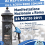 Pullman da Reggio Calabria per l'Acqua Bene Comune e contro il Nucleare!
