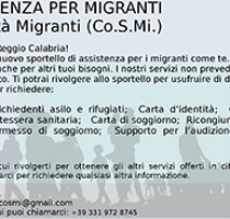 Giovedì 10 marzo il CoSMi apre lo Sportello di assistenza gratuita per i Migranti “Dino Frisullo”