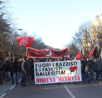 Solidarietà alla città di Modena, medaglia d’oro alla Resistenza