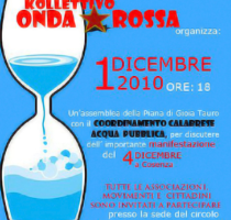 Verso il 4 dicembre: assemblea a Cinquefrondi