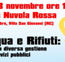 Nuovo incontro per parlare di Acqua e Rifiuti